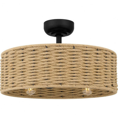 4 Light Fandelier-9.25 Inches Tall and 22 Inches Wide by Quoizel  - QFA6201MBK