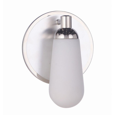 Riggs 1 Light Wall Sconce by Craftmade - 13107BNKPLN1