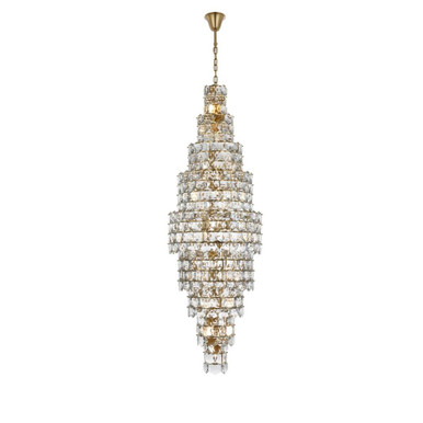 Adaline 41 Light Chandelier 91 Inch Tall and 30 Inch Wide by Elegant - 1050SR30