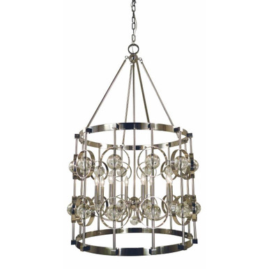 Ephemeris 8 Light Large Foyer Chandelier by Framburg - 5037 PN