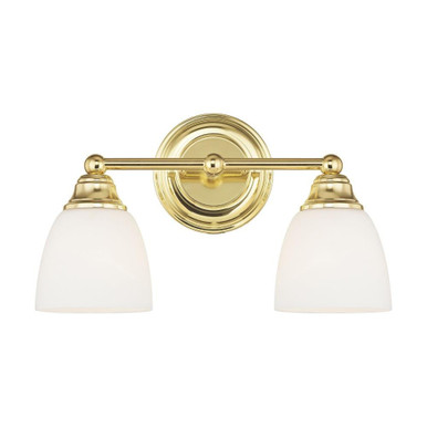 Somerville 2 Light Vanity Light 15 Inch Wide by Livex - 13662