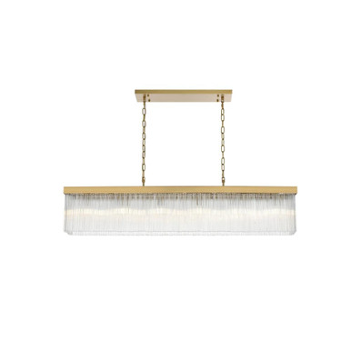 Harlow 6 Light Chandelier 9 Inch Tall and 8 Inch Wide by Elegant - 1070G49