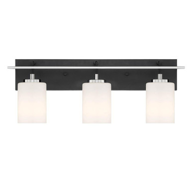 Prince St 3 Light Vanity Light by Designers Fountain - D250M-3B-MB