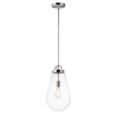 Nyla 1 Light Small Pendant by Maxim - 10095CLSN
