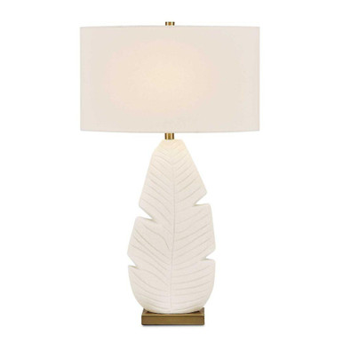 Palm Leaf 1 Light Table Lamp 31.25 Inch Tall and 19 Inch Wide by Uttermost - 30557