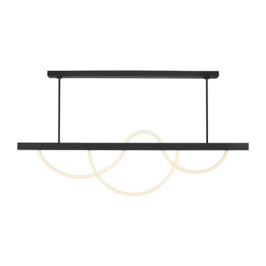 Uneri 47.4W 2 LED Linear Chandelier 62 Inch Length by Visual Comfort Modern - SLLS83927B