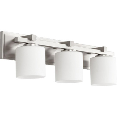 3 Light Cylinder Vanity Light 24 Inch Wide by Quorum - 5369-3