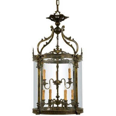 9 Light Medium 2 Tier Foyer Traditional Chandelier by Minka Metropolitan - N952009