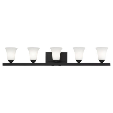 Ridgedale Five Light Vanity Light by Livex - 6485-04