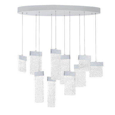 Carolina LED Light Oversized Chandelier by CWI - 1090P40-10-O