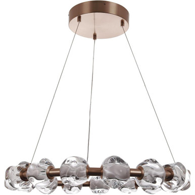Jackie 15 LED Chandelier 4.13 Inch Tall and 30.38 Inch Wide by Craftmade - 59415