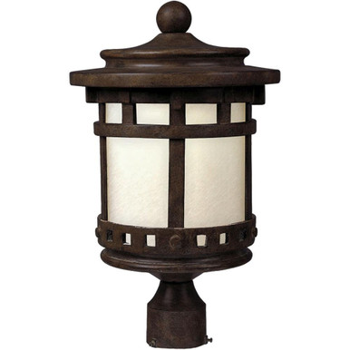 Santa Barbara 9W 1 LED Outdoor Pole/Post Mount 9 x 16 inches by Maxim  - 65036MOSE
