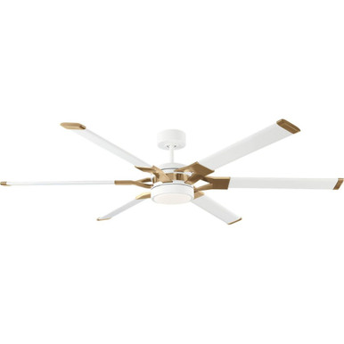 Loft 62 Inch 6 Blade Ceiling Fan with Light Kit by VC Fan - 6LFR62D