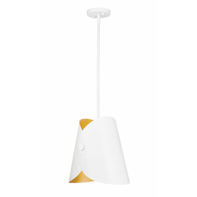 Salone 1 Light Pendant 13.75 Inch Tall and 10 Inch Wide By Z-Lite - 1951P11