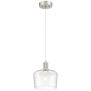 Port Nine 9W 1 LED Pendant 9.25 x 9 Inches by Access 63141LEDD-BS - 63141LEDD-BS