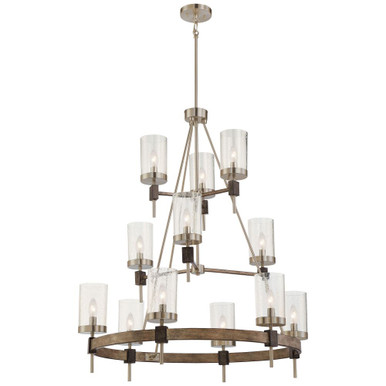 Bridlewood 12 Light Large 2 Tier Chandelier By Minka Lavery - 4641-106