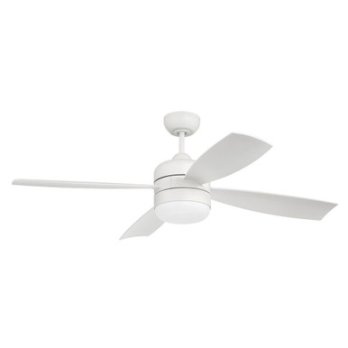 Sebastion 4 Blade Ceiling Fan with Light Kit 52 Inch Wide by Craftmade - SBN52