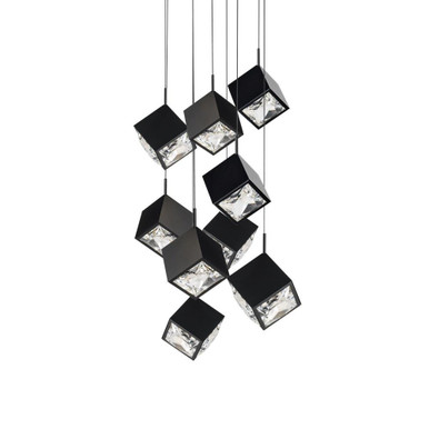 Ice Cube 65W 9 LED Large Pendant by Dweled - PD-29309R