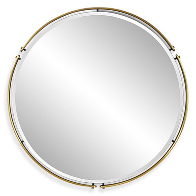 Wesley Round Mirror 38.25 Inches Tall and 38.25 Inches Wide by Uttermost - 08216