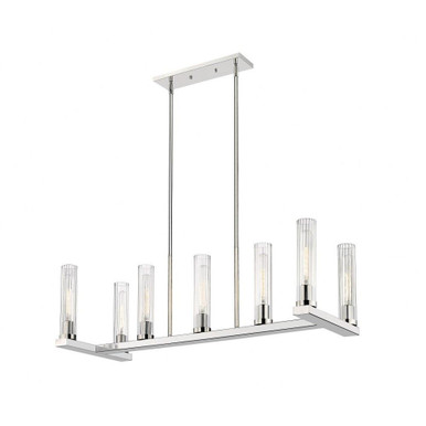 Beau 7 Light Chandelier In Modern Style 13.25 x 16 Inches Wide by Z-Lite - 3031-7L-PN