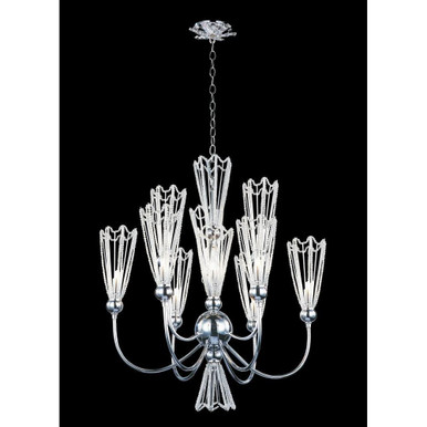 Medallion 9 Light Medium Chandelier by James Moder - 96038S22