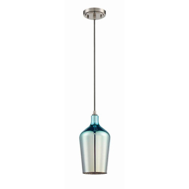 1 Light Small Pendant 120.5 Inch Tall by Craftmade - P720BNK1
