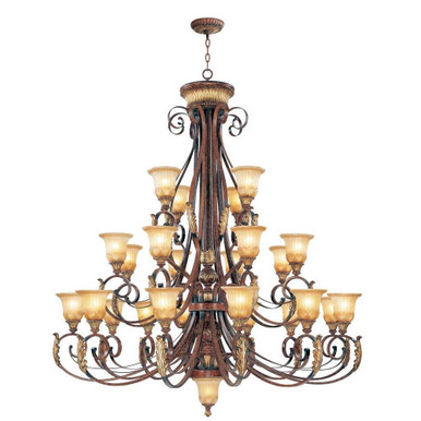 Villa Verona 3 Light Mini Chandelier by Livex - 8583-63