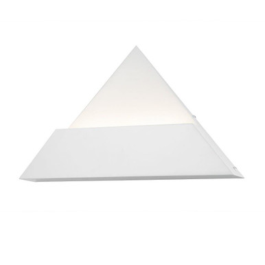 Prism 7.5W 1 LED Wall Sconce 9 Inch Tall and 15 Inch Wide by Justice Design - NSH-4261-WHTE