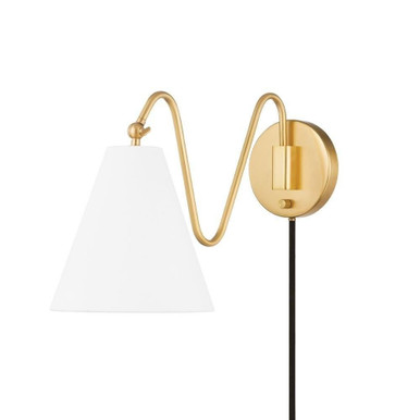 Onda 1 Light Wall Sconce by Mitzi - HL699101-AGB