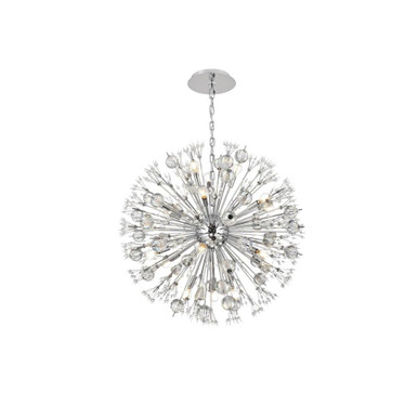 Vera 18 Light Pendant 32 Inch Tall and 32 Inch Wide by Elegant - 2550D32