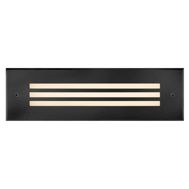 Dash 6W LED 120V Louvered Flush Step Light by Hinkley - 55335SSB