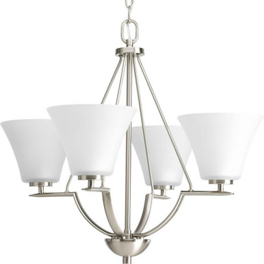 Bravo 4 Light Medium Chandelier by Progress - P4622