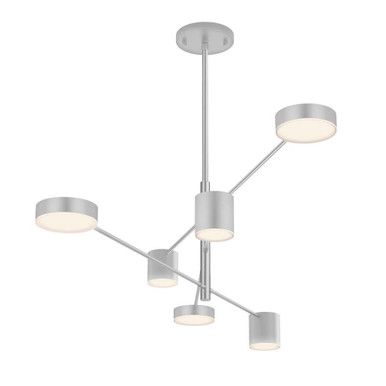 Counterpoint 6 LED Pendant 10 Inch Tall and 45 Inch Wide by Sonneman - 2883