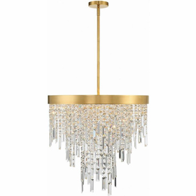 Winfield 6 Light Medium Chandelier by Crystorama - WIN-216-GA-CL-MWP