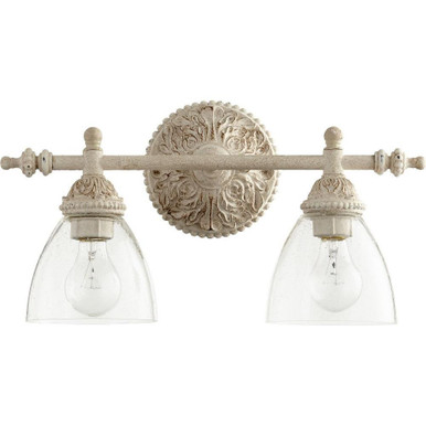2 Light Vanity Light 17.5 Inch Wide by Quorum - 5257-2-70
