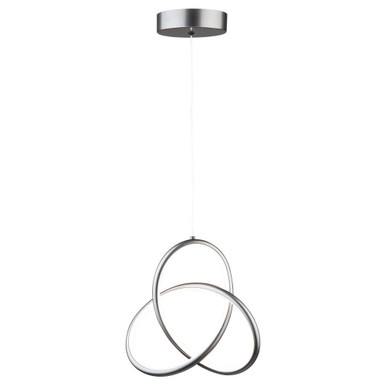 Orion 15W LED Medium Pendant by Artcraft - AC7647GR