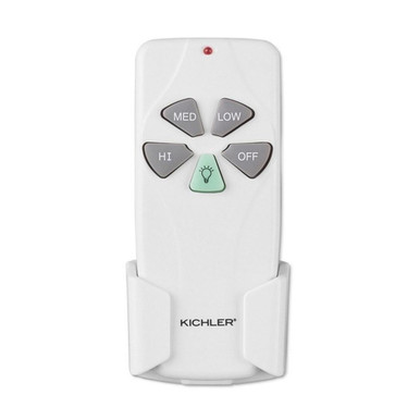 Accessory Remote Control for Ceiling Fan by Kichler - 337001WH
