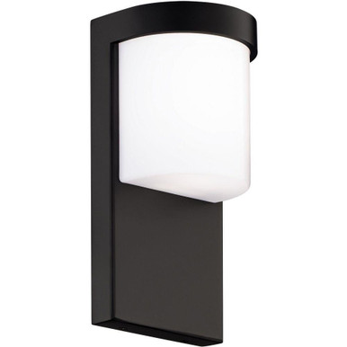 Midtown 15W 1 LED Outdoor Wall Mount 4 Inch and 15 Inch Wide by WAC Limited - WS-W241315-CS-BK