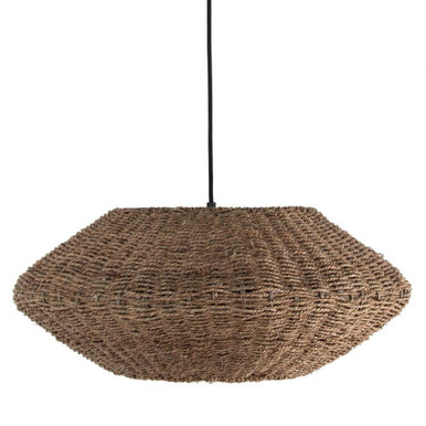 Pourel 3 Light Large Pendant 9.75 Inch Tall by Dainolite - PRL-243P-NAT