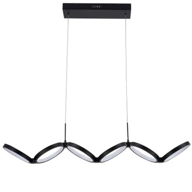 Philo 50W 1 LED Oversized Pendant by Dainolite - PHO-4050LEDHP
