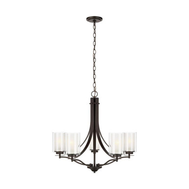 Elmwood Park 5 Light Medium Chandelier by Generation Lighting - 3137305