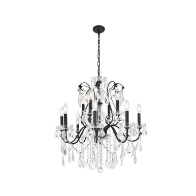 St. Francis 12 Light Large Chandelier by Elegant V2015D28 - V2015D28