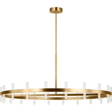 Silas 63W LED Chandelier 6.2 Inch and 48 Inch Wide by Visual Comfort Studio - SLC10940