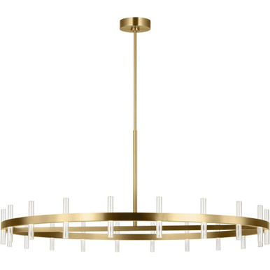 Silas 63W LED Chandelier 6.2 Inch and 48 Inch Wide by Visual Comfort Studio - SLC10940