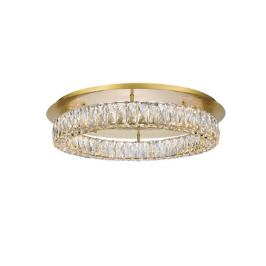 Monroe 31.5W LED 25.6 Inch Wide Flush Mount by Elegant - 3503F26G