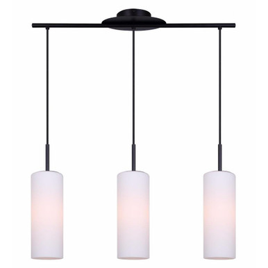 Toni 3 Light Mini Pendant by Canarm Inc - IPL379A03BK