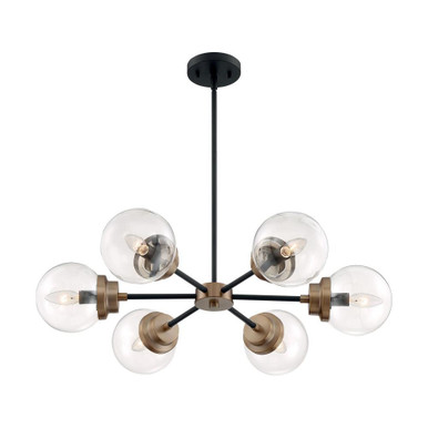 Axis 6 Light Large Chandelier by Nuvo - 60-71C