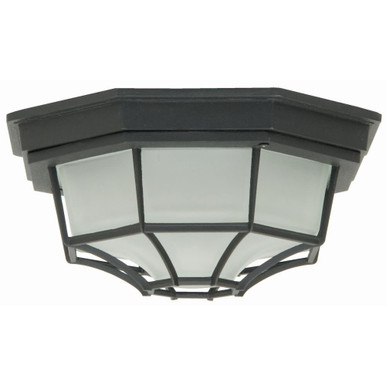Economy 1 Light 8.5 Inch Wide Outdoor Flush Mount by Craftmade - Z390-TB