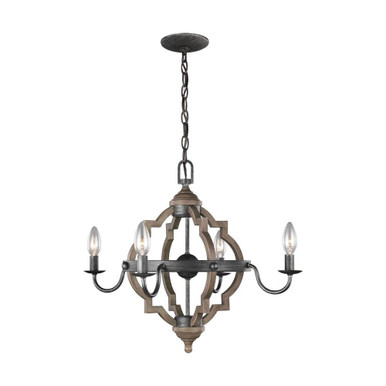 Socorro 4 Light Medium Chandelier by Generation Lighting - 3124904