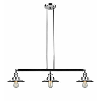 Railroad 3 Light Oversized Island Pendant by Innovations - 213-PN-M1